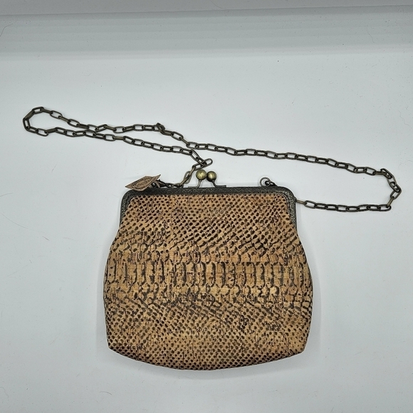 NWT J Oliveira cork/chain bag - Picture 1 of 11